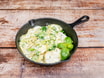 58 Kartoffelauflauf mit Broccoli