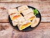 112 Vegan Pizzabrötchen gefüllt mit veganem Käse und frischen Tomaten (8 Stück)