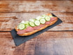 332 Baguette mit Salami und Käse